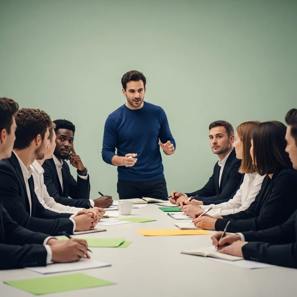 Equipo revisando estrategia financiera